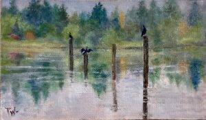 Perched on Eagle Harbor