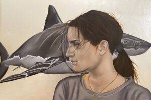 Like A Black Chip Out Of The Water