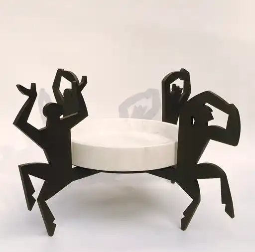 Centaur Libation Bowl by Brian Fisher — Mixed Media Sculpture - Metal and Ceramic — JG Art Gallery