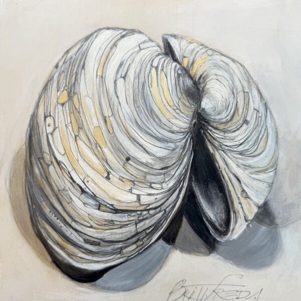 Open Kiss by Britt Freda — Graphite and watercolor on paper — JG Art Gallery