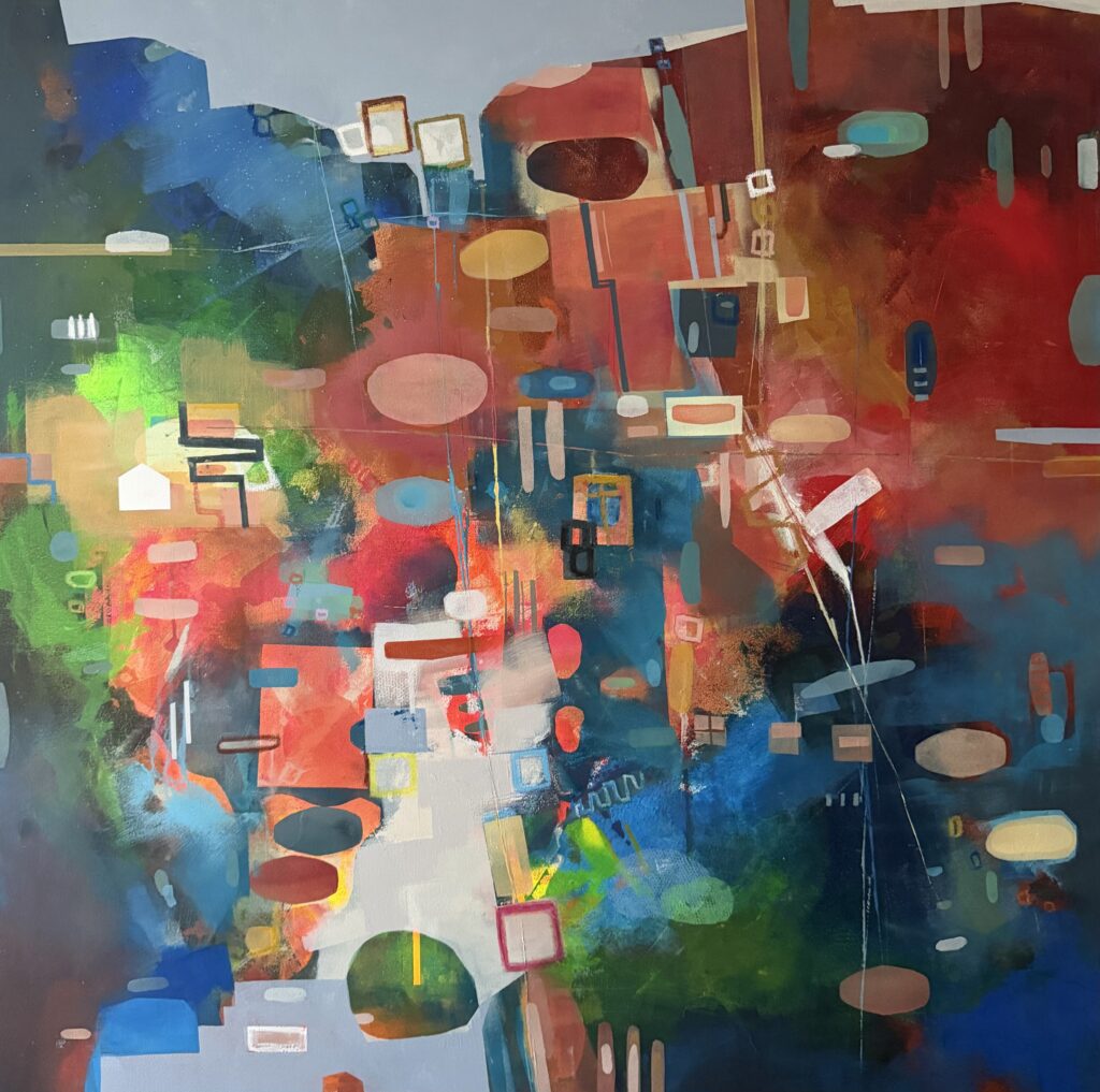 Love Looks Pretty On You — Ross Collado. Oil on canvas.