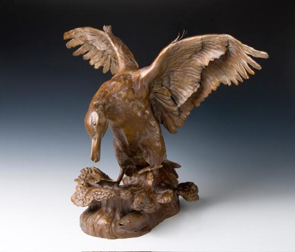 Touch N Go by Barbara Duzan — Bronze Sculpture — JG Art Gallery