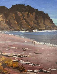 Low Tide Beach by Jane Wallis
