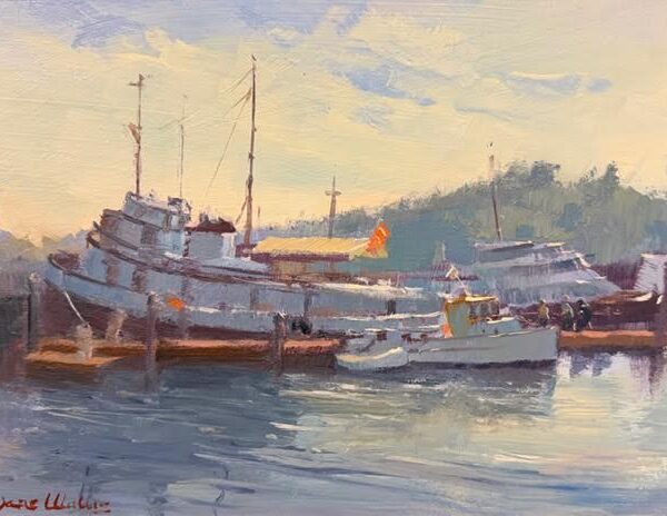 Harbor Day Afternoon by Jane Wallis — Oil on Canvas — JG Art Gallery