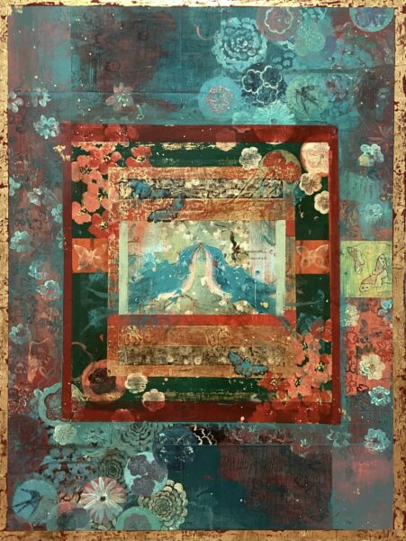 Love Tapestry by Kathe Fraga — Mixed Media on Paper/Canvas — JG Art Gallery