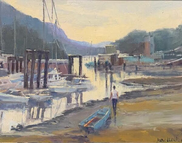 Torfino Harbor by Jane Wallis — Oil on Canvas — JG Art Gallery