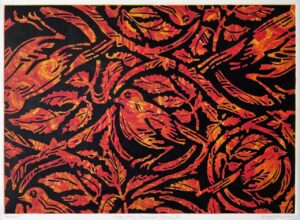 Song of the Swainson’s Thrush ll by Brian Fisher — Woodcut Print — JG Art Gallery